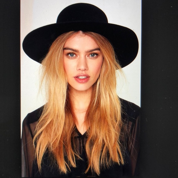 Brixton Accessories - Brixton Black Wool Top Hat XS NWT